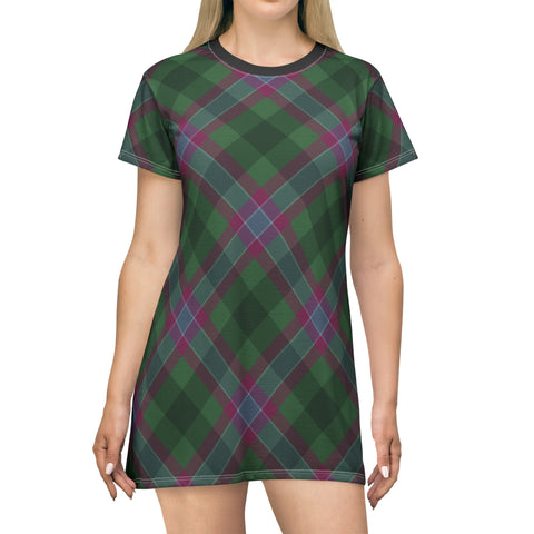 Dunans Rising Tartan T-Shirt Dress
