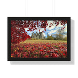 An Autumnal Dunans Castle, Framed