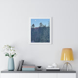 Moonset at Dunans, Framed