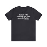 Failure is the condiment that gives success its flavour ... Tee