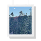 Moonset at Dunans, Framed