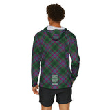 Dunans Rising Tartan Men's Sports Warmup Hoodie
