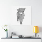 Liosmor Boy (Highland Cow) (Canvas, Stretched, 1.25")