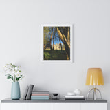 The Castle, the Woodland and the Moon, Framed