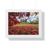 An Autumnal Dunans Castle, Framed