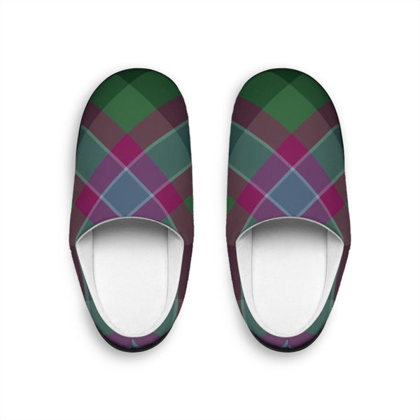 Dunans Rising Tartan Men's Slippers1