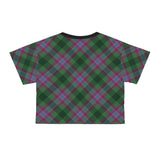 Dunans Rising Tartan Crop Tee