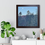 Moonset at Dunans, Framed