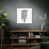 Liosmor Boy (Highland Cow) (Canvas, Stretched, 1.25")