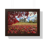 An Autumnal Dunans Castle, Framed