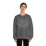 Of All The Small Nations Sweatshirt: Quotes Celebrating Scotland