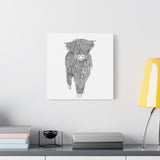 Liosmor Boy (Highland Cow) (Canvas, Stretched, 1.25")