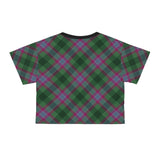 Dunans Rising Tartan Crop Tee