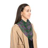 Dunans Rising Tartan Sheer Poly Scarf