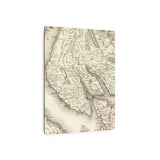 17th-Century Map of Dounans Metal Artwork