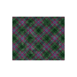 Dunans Rising Tartan Crushed Velvet Blanket