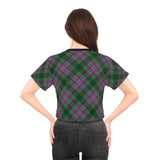 Dunans Rising Tartan Crop Tee