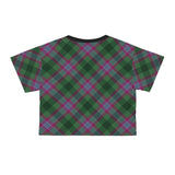 Dunans Rising Tartan Crop Tee