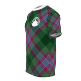Dunans Rising Logo Tartan Tee