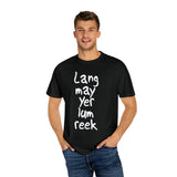 Lang May Yer Lum Reek Unisex Tee: Celebrating Scotland