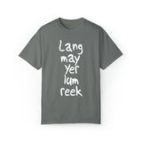 Lang May Yer Lum Reek Unisex Tee: Celebrating Scotland