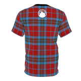 The Thompson Modern Red Tartan Tee