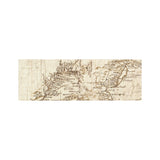 16th-Century Map of Dounens Metal Artwork