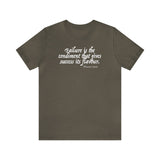 Failure is the condiment that gives success its flavour ... Tee