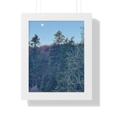 Moonset at Dunans, Framed