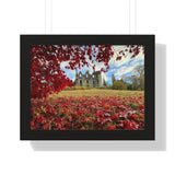 An Autumnal Dunans Castle, Framed