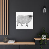 Aries - Highland Ewe (Matte Canvas, Stretched, 1.25")