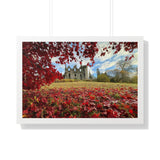 An Autumnal Dunans Castle, Framed