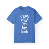 Lang May Yer Lum Reek Unisex Tee: Celebrating Scotland