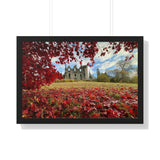 An Autumnal Dunans Castle, Framed