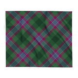Dunans Rising Tartan Arctic Fleece Blanket