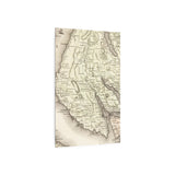 17th-Century Map of Dounans Metal Artwork