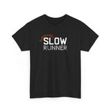 Extremely Slow Runner Unisex Heavy Cotton Tee - Motivational Running Shirt, Fitness Apparel, Casual Wear, Workout Gear, Gift for Runners