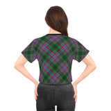 Dunans Rising Tartan Crop Tee