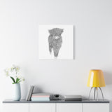 Liosmor Boy (Highland Cow) (Canvas, Stretched, 1.25")