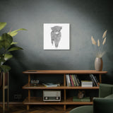Liosmor Boy (Highland Cow) (Canvas, Stretched, 1.25")