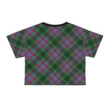 Dunans Rising Tartan Crop Tee