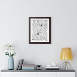 Our Manifesto Framed Vertical Poster