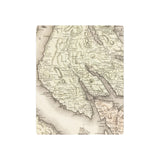 17th-Century Map of Dounans Metal Artwork