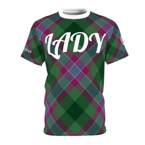 Lady Dunans Rising Tartan Tee Unisex Tee