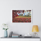 An Autumnal Dunans Castle, Framed