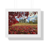 An Autumnal Dunans Castle, Framed