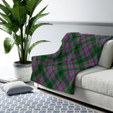 Dunans Rising Tartan Fleece Blanket