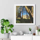 The Castle, the Woodland and the Moon, Framed