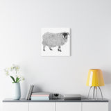 Aries - Highland Ewe (Matte Canvas, Stretched, 1.25")
