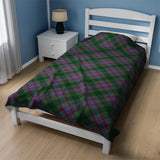 Dunans Rising Tartan Velveteen Plush Blanket